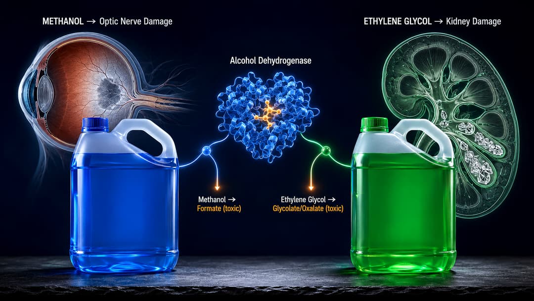 Methanol vs. Ethylene Glycol Poisoning: Osmol Gap, Fomepizole & Dialysis Guide